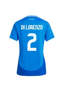 Italië Giovanni Di Lorenzo #2 Voetbaltruitje Thuis tenue Dames EK 2024 Korte Mouw